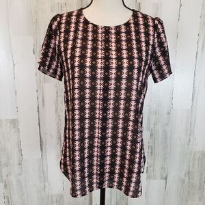 J. Crew Ikat Print Blouse Sz 2